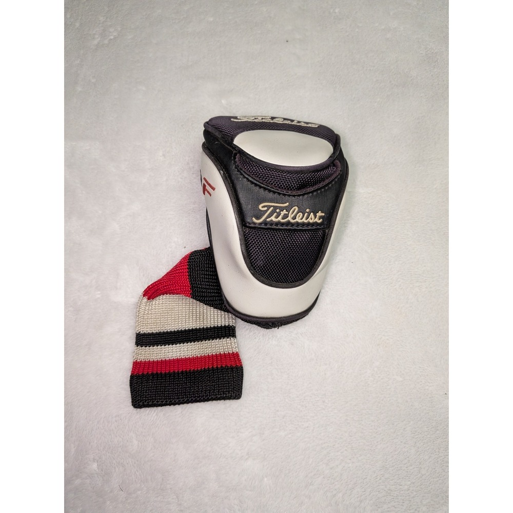 Titleist 910F Fairway Wood Headcover Black White Red Golf Club Cover 15 Dial